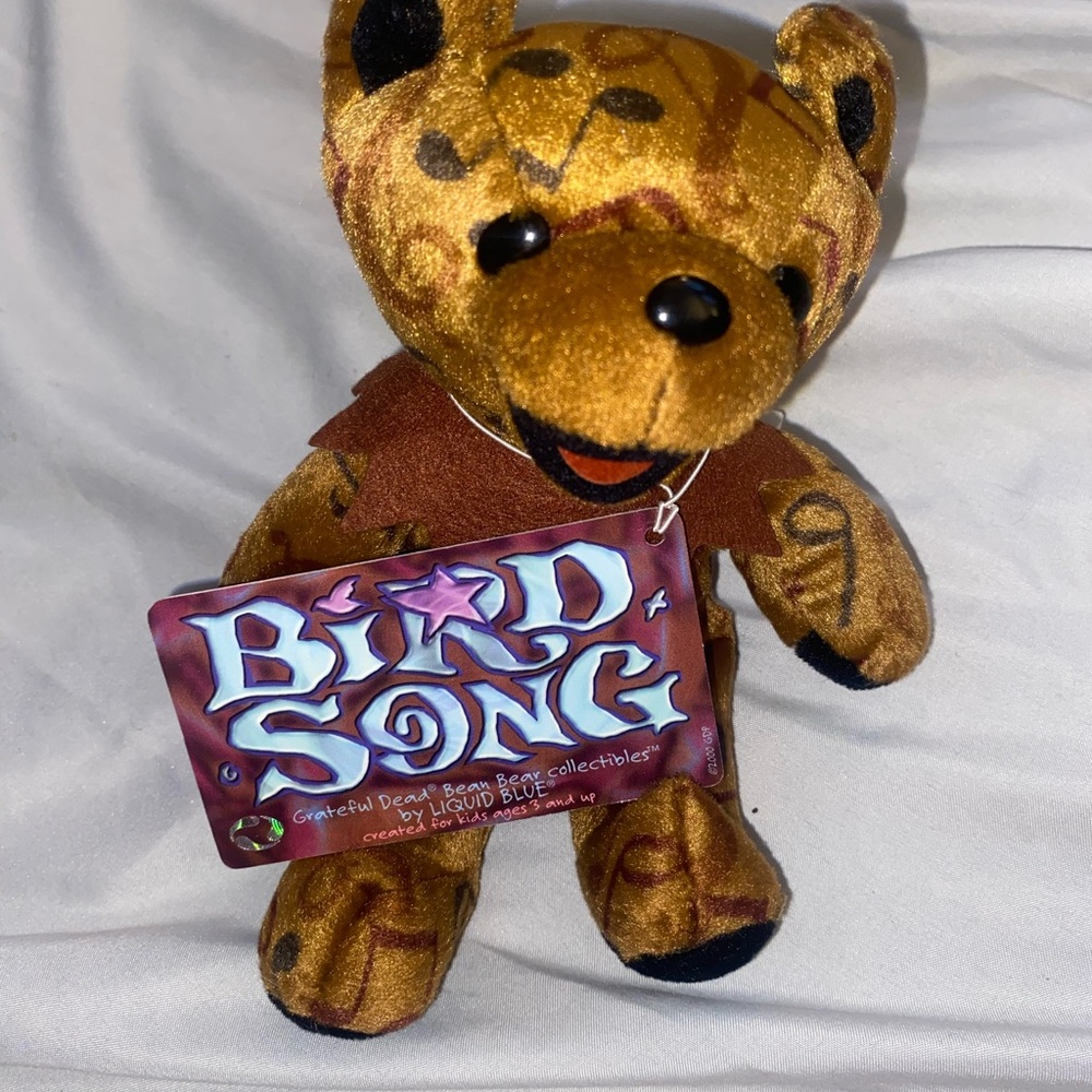Grateful Dead Bird Song Bean Bear Collectible 2000 RARE